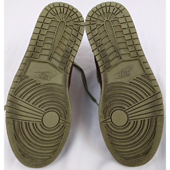 Nike Air Jordan 1 Retro High Top Green/Brown Men\'s 9 2010 #Z5038 main image 2